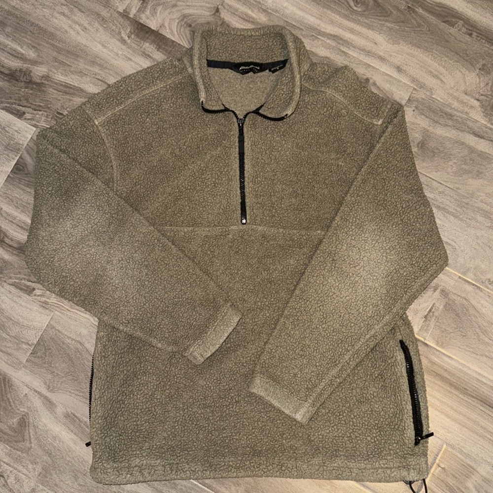 Eddie Bauer Sherpa half-zip sweater